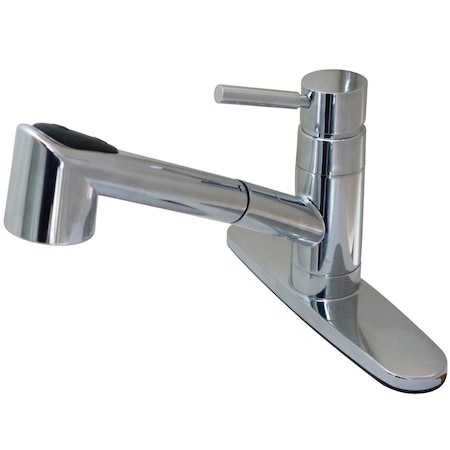 Gourmetier Wilshire Single-Handle Pull-Out Kitchen Faucet, Chrome GSC8571WDL